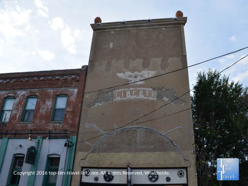 Historic Liberty Theater in downtown Jerome, Arizona