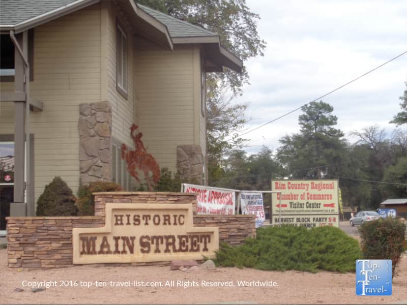 Historic Main St in Payson, Arizona
