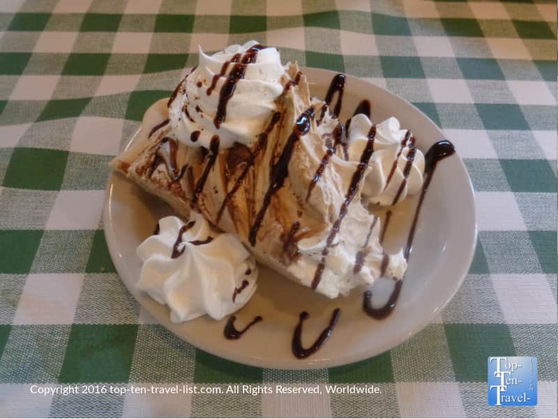 Homemade pie at Pine Country Restaurant in Williams AZ
