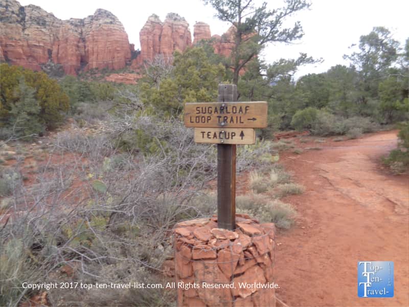 Sugarloaf trail in Sedona AZ
