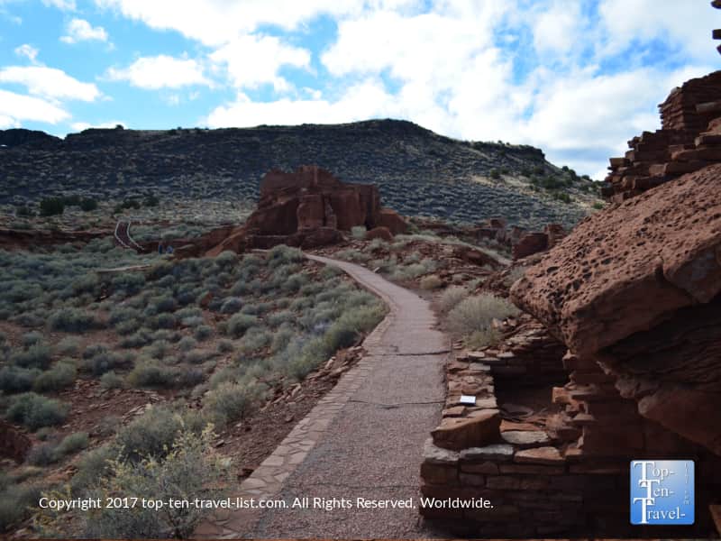 Trail at Wupatki National Monument in Arizona