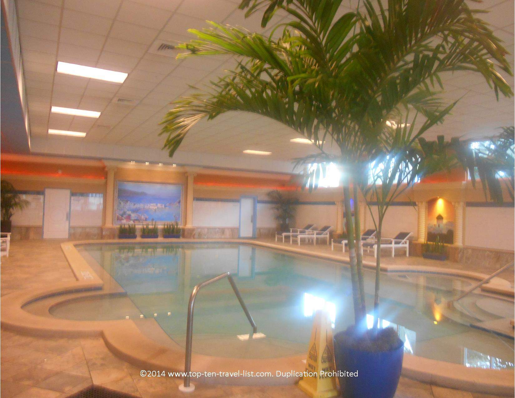 One of the mineral rich pools at Safety Harbor Resort and Spa 
