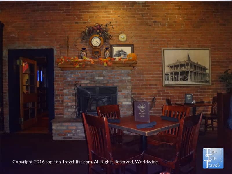 A nice historic setting at Charly's in Flagstaff's Weatherford Hotel