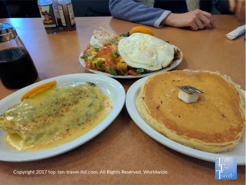 Great breakfast at Brandy's in Flagstaff, Arizona