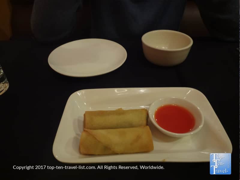 Egg rolls at Golden Dragon Chinese in Flagstaff 