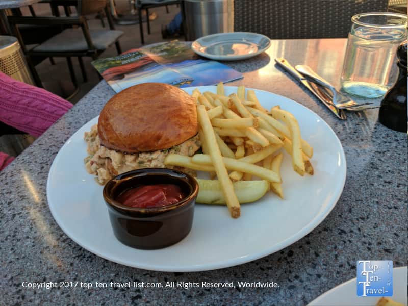 Egg salad sandwich at Saltrock Southwest Kitchen in Sedona AZ