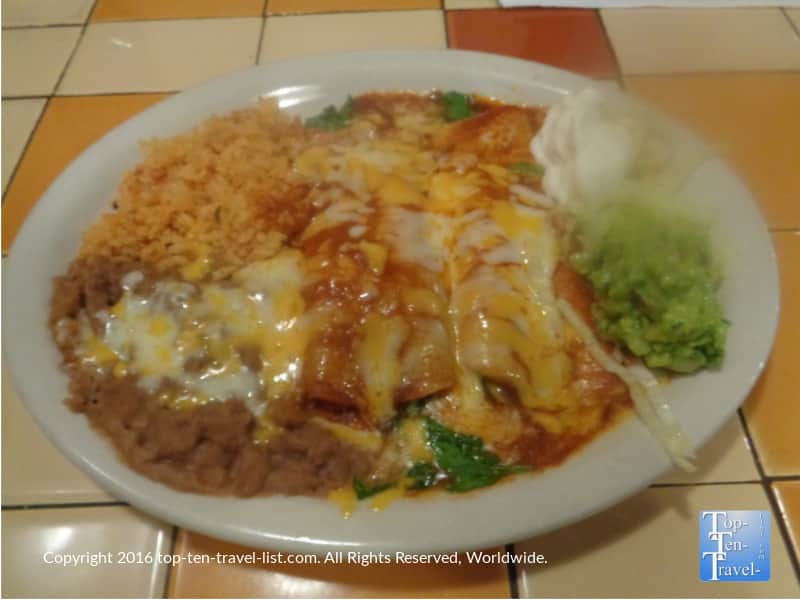 Enchiladas at Mileys Cafe in Sedona AZ