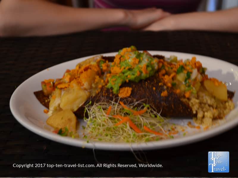 Sedona 2012 Burrito at Chocolatree in Sedona AZ