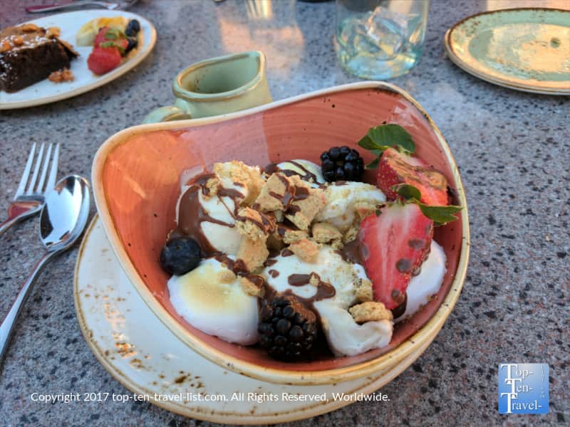 S'mores desert at Saltrock Southwest Kitchen in Sedona AZ