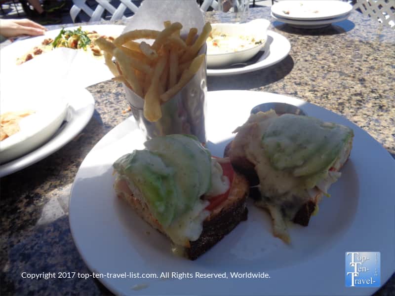 Turkey burger at The Hudson
