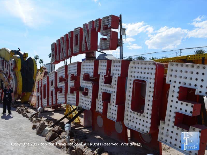 Binion's sign at the Neon Boneyard in Las Vegas NV