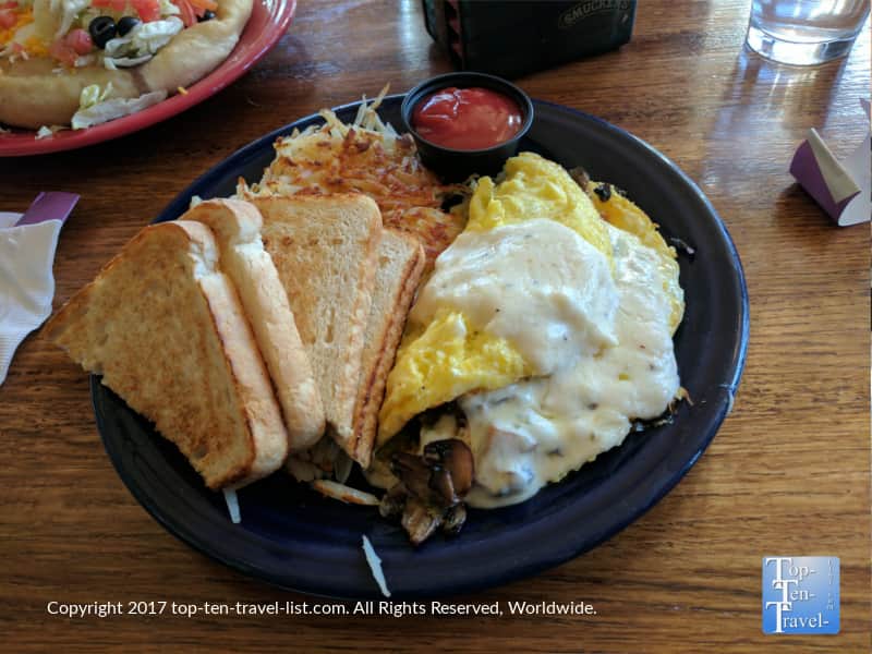 Breakfast at Charly's at the Weatherford in Flagstaff AZ