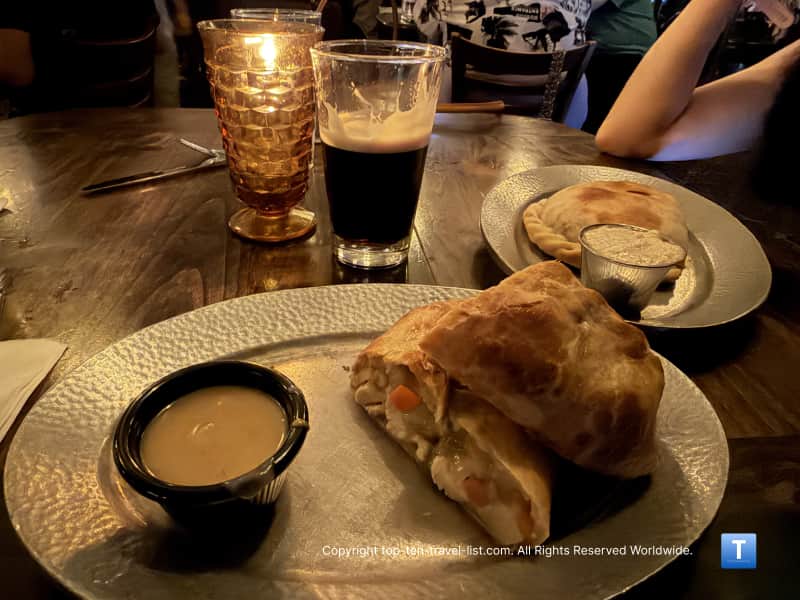 Chicken Pot Pie pasty at Cornish Pasty Co. 