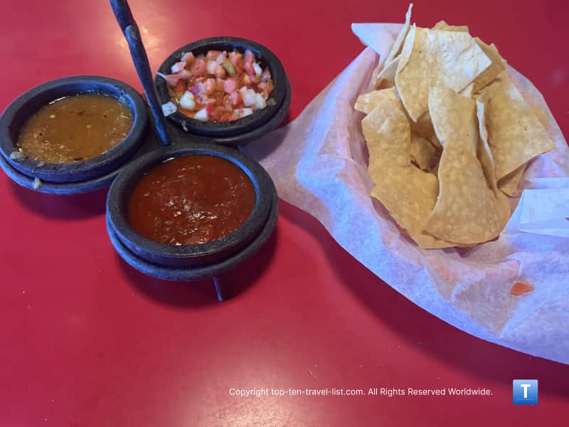 Chips and salsa at Salsa Brava 
