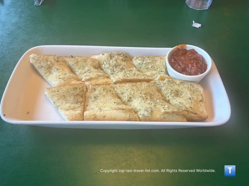 Kick Butt Garlic bread at Oregano's in Arizona