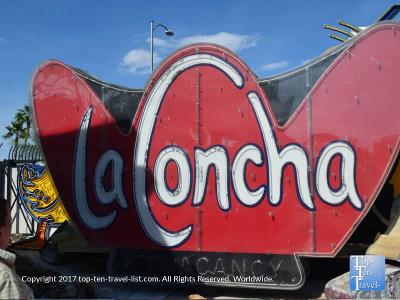La Concha sign at the Neon Boneyard in Las Vegas