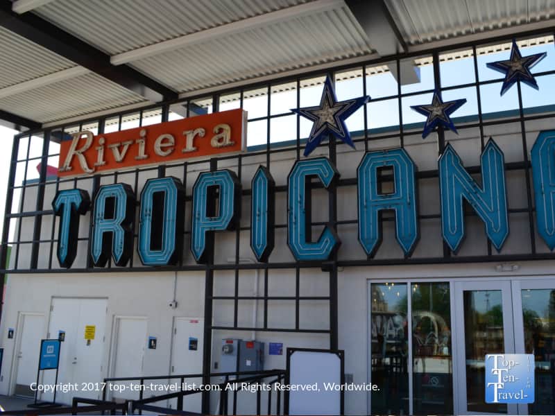 Vintage Tropicana sign at the Neon Boneyard in Las Vegas 
