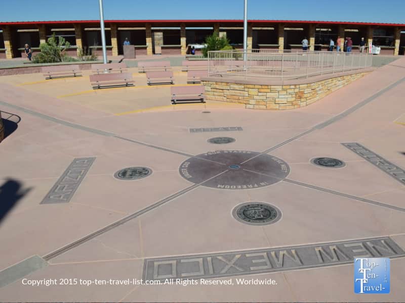 Four Corners monument -stand in 4 states at the same time 
