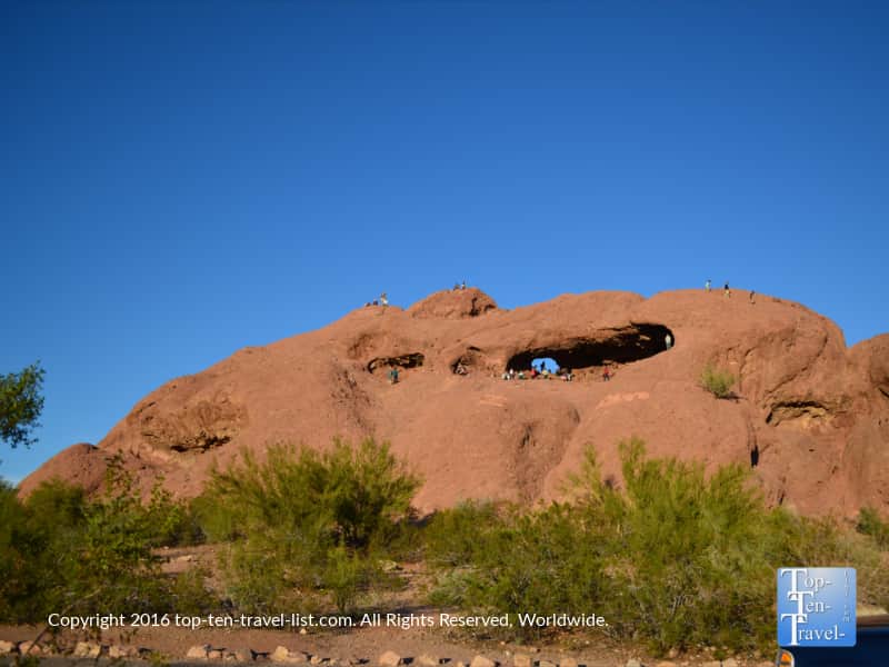 Hole in the Rock at Papago Park in Phoenix