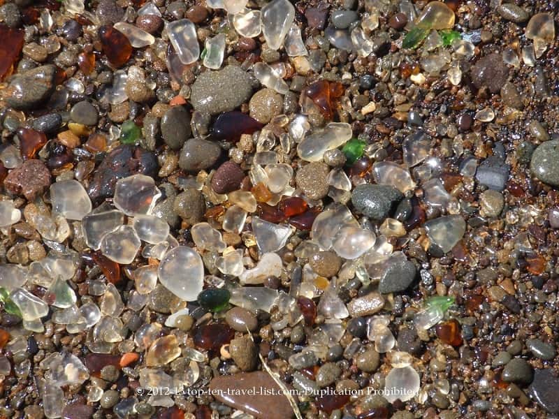 Seaglass Beach in Ft Bragg