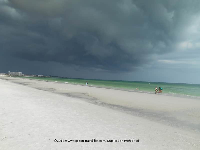 Siesta Key Beach - home to the finest, whitest sand in the world