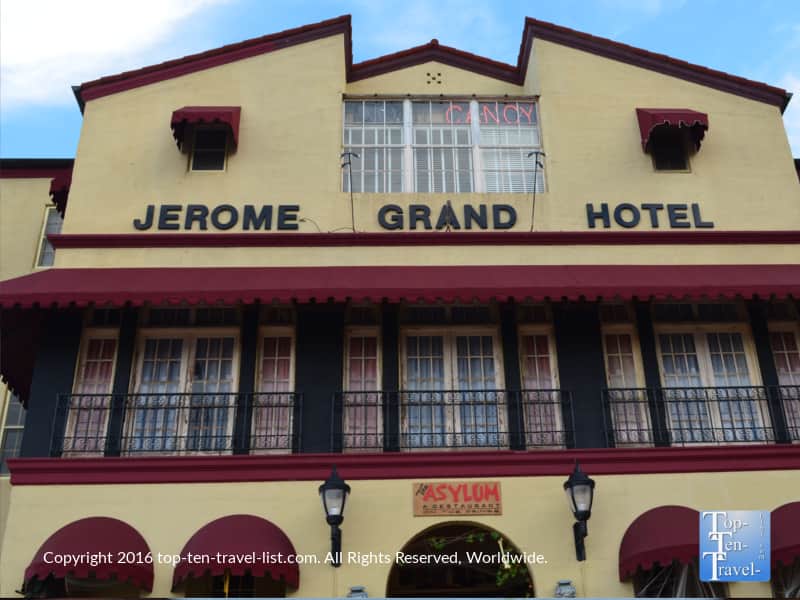 The haunted Jerome Grand Hotel in Northern Arizona