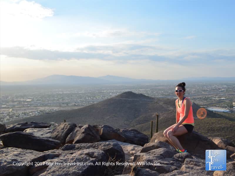 Views from the summit of Tumamoc Hill in Tucson