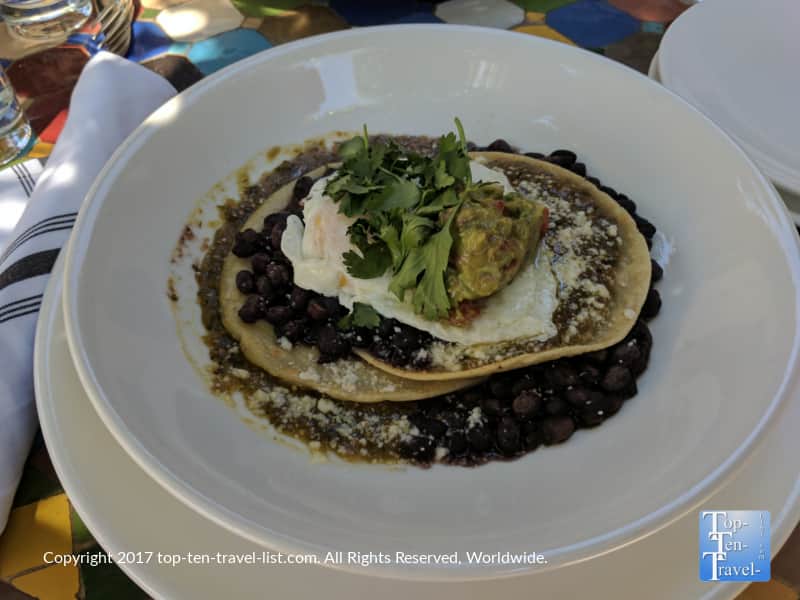 Huevos Rancheros at Agustin Kitchen in Tucson AZ