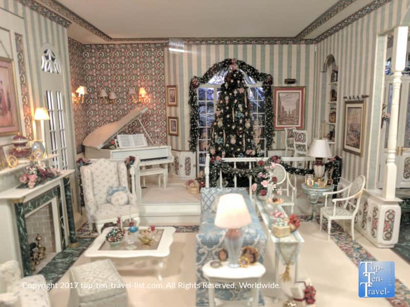 Christmas display at Mini Time Museum in Tucson, Arizona