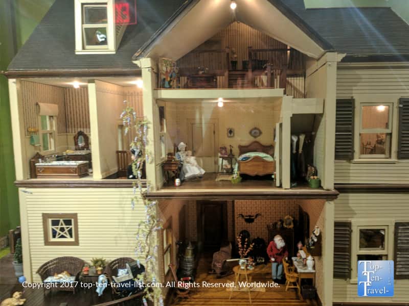 Haunted dollhouse at the Mini Time Museum of Miniatures in Tucson