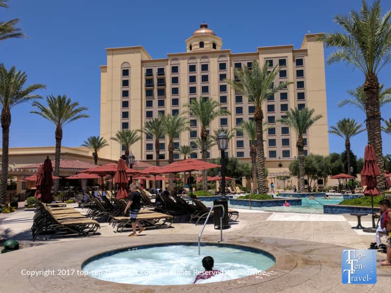 Tropical Pool area of Casino del Sol in Tucson, Arizona