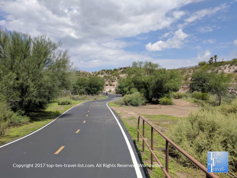 The Rillito River Path in Tucson Arizona
