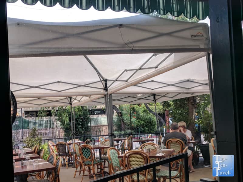 Patio dining at the Coronet in downtown Tucson