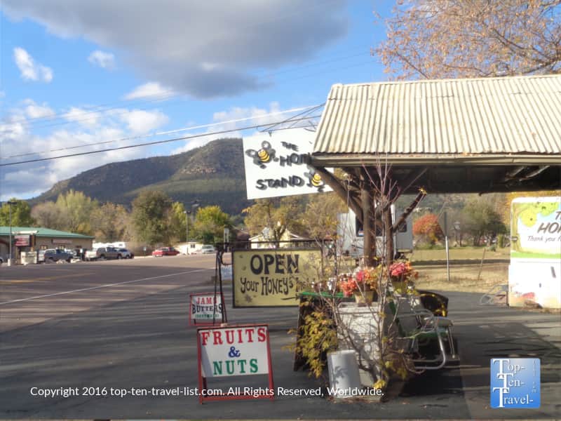 Honey Stand in Pine Arizona