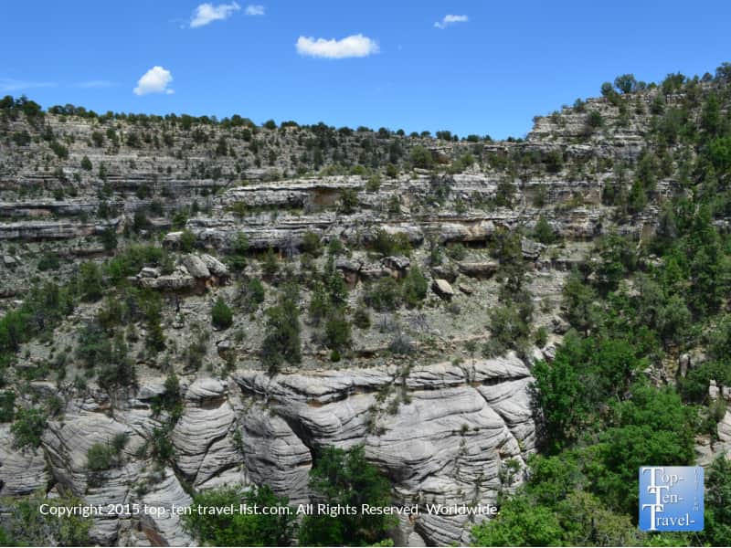 Pretty views of Walnut Canyon from the Island Trail