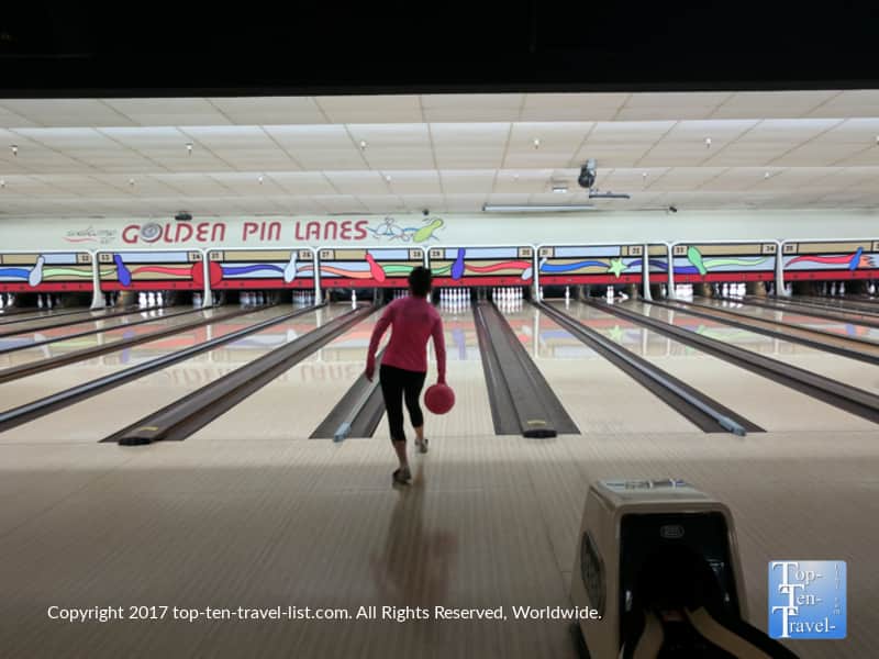 Bowling at Golden Pin Lanes in Tucson