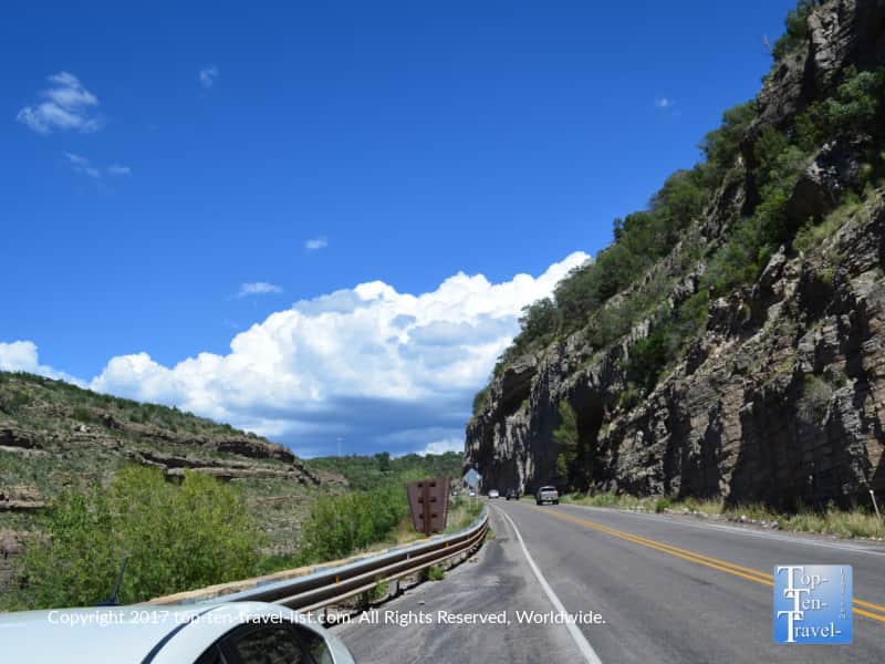 Pretty desert scenery on US 82 in New Mexico