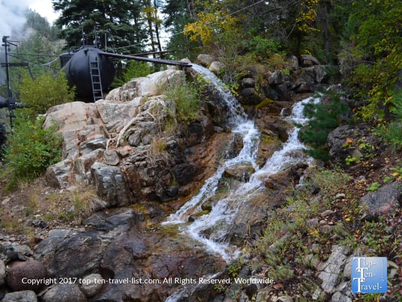 Small waterfall in the San Juan National Forest