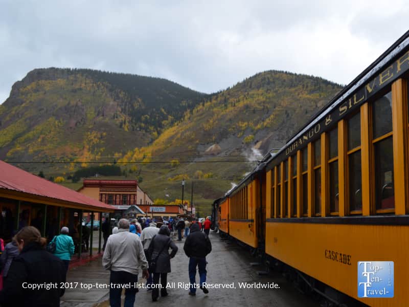 Silverton Depot for the Durango & Silverton Narrow Gauge train ride