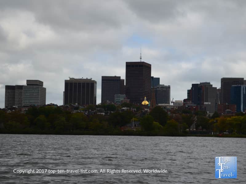 Pretty views of Boston from the Charles River