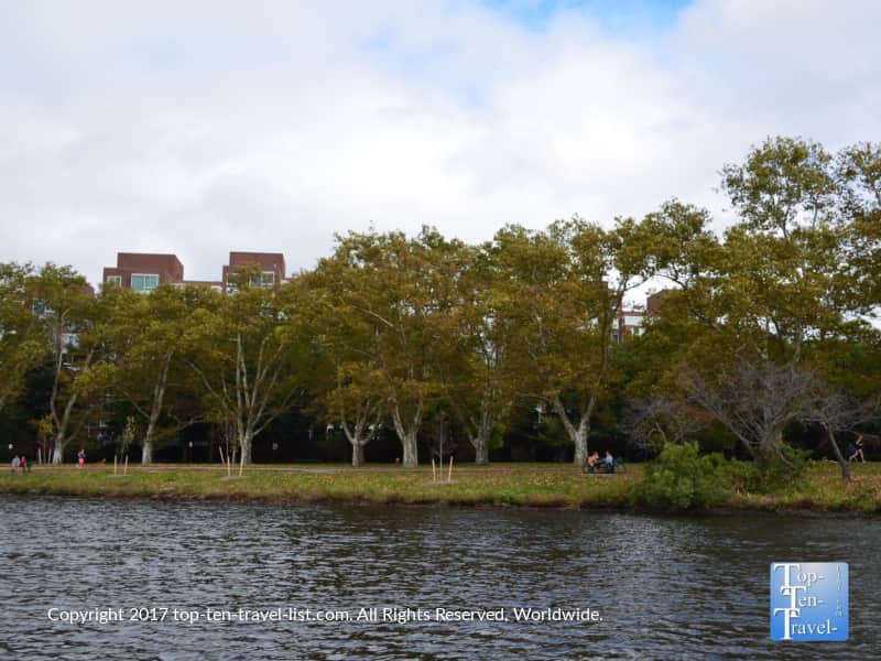 The beautiful Charles River Bike path