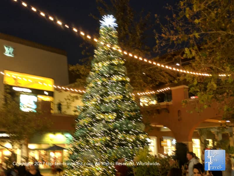 Enchanted snowfall at the La Encatada mall in Tucson