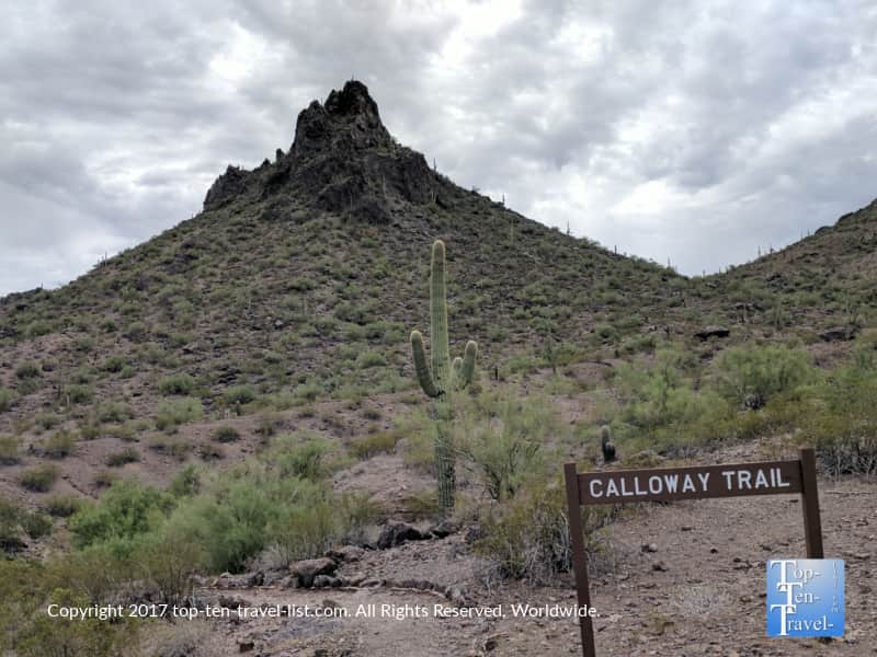 The Calloway trail at Picaho Peak State Park in Arizona