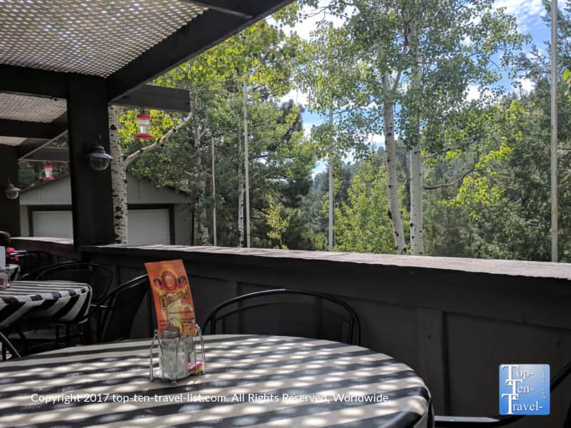Iron Door restaurant at Mt Lemmon