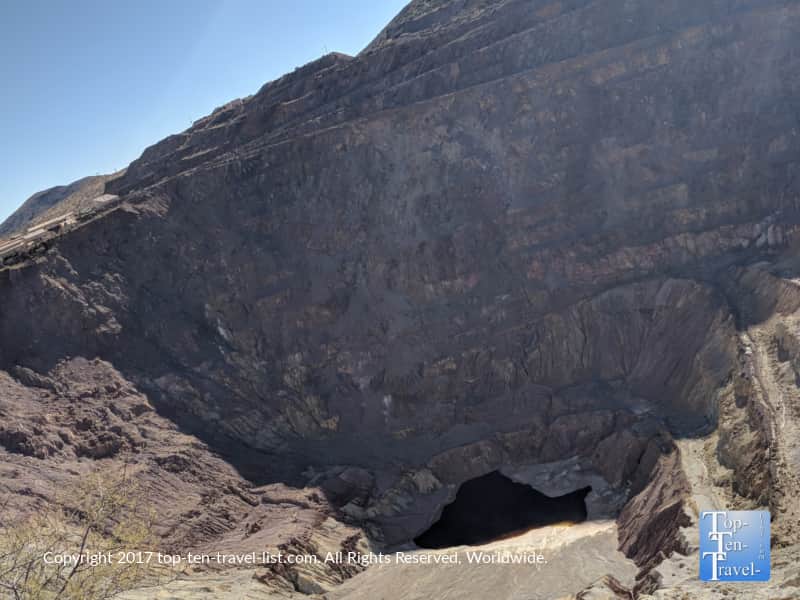 Lavendar pit copper mine in Bisbee Arizona
