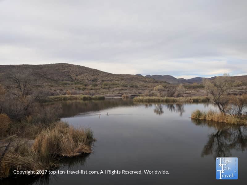 Views from the Patagonia Lake trail in Southern Arizona