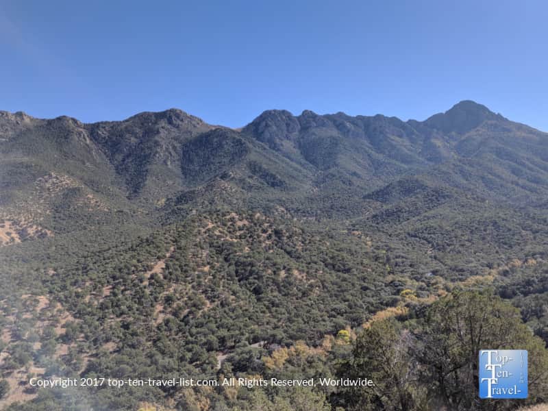 Scenic mountain views at Madera Canyon in Arizona