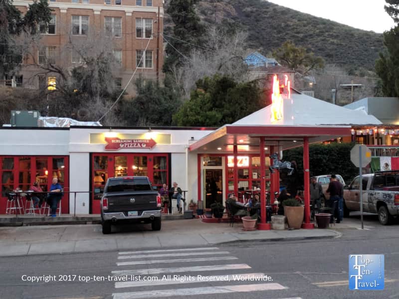 Screaming Banshee Pizza in Bisbee, Arizona