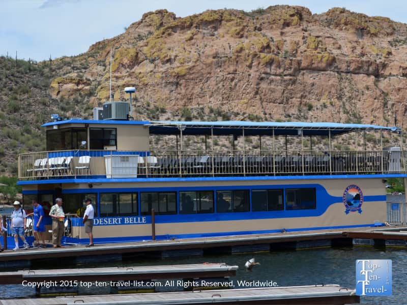 Desert Belle Cruise on Saguaro Lake in Arizona