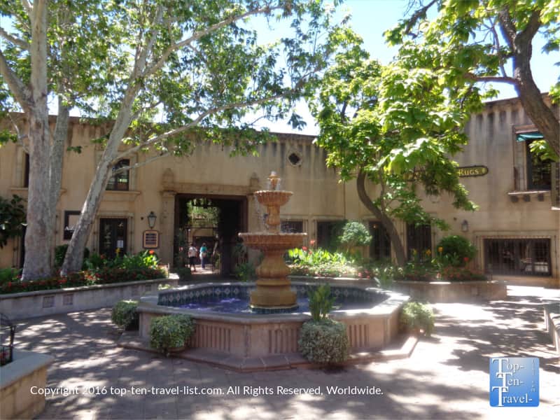 The beautiful Village of Tlaquepaque in Sedona, Arizona